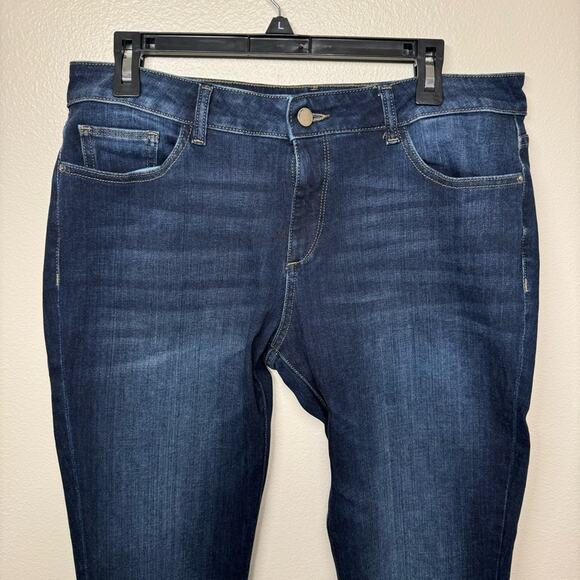 DL1961 Amanda Low Rise Skinny Jeans Dark Blue Women’s Size 30 - Picture 2 of 9